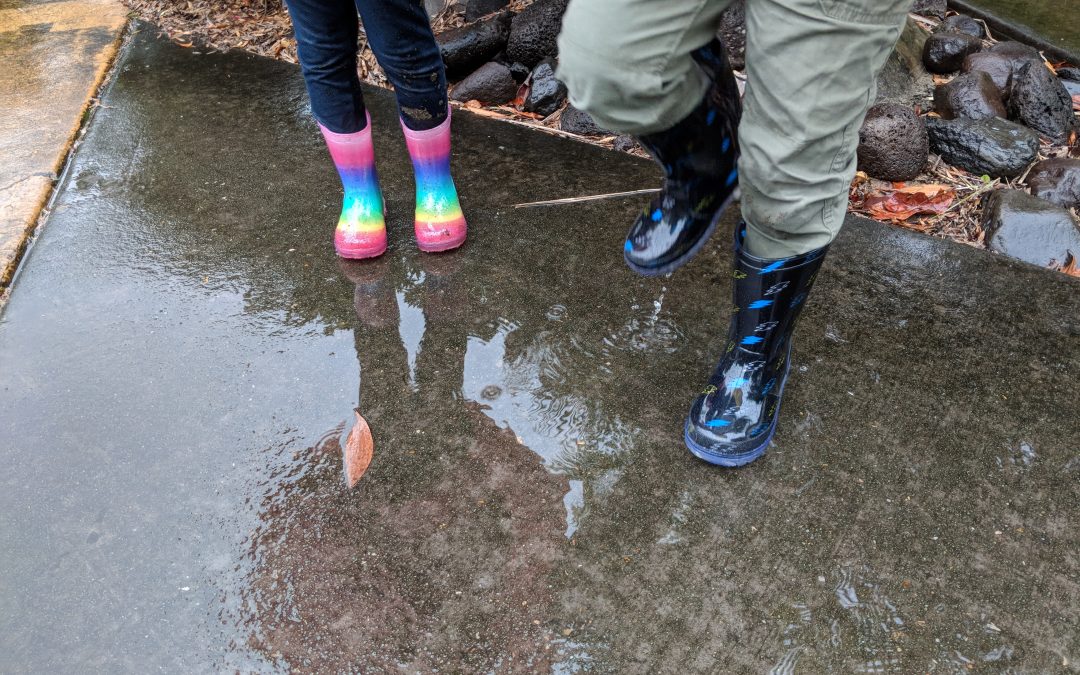 Splashing in Puddles: A Forgotten Pleasure