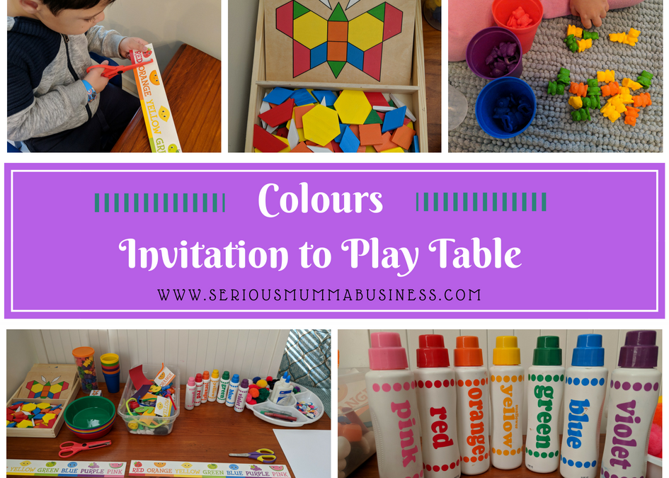 Colours Invitation to Play Table