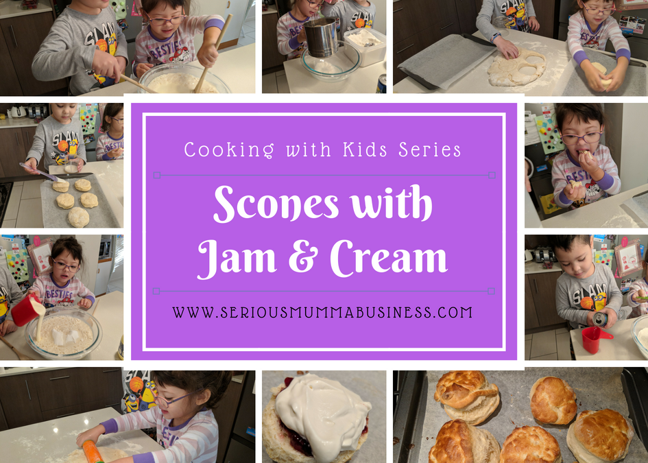 Cooking with Kids: Scones with Jam & Cream