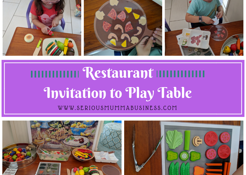 Restaurant Invitation to Play Table